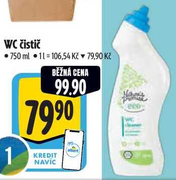 WC čistič, 750 ml