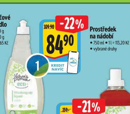   Prostředek na nádobí 750 ml 