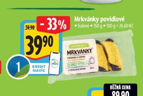  Mrkvánky povidlové  150 g
