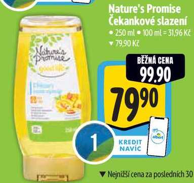 Nature's Promise Čekankové slazení, 250 ml