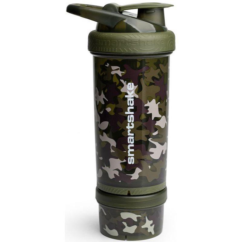 Smartshake Revive sportovní šejkr + zásobník barva Camo Green 750 ml