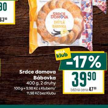 Srdce domova Bábovka 400 g