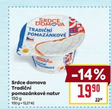 Srdce domova Tradiční pomazánkové natur 150 g
