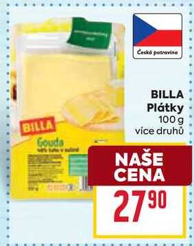 BILLA Plátky 100g