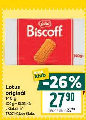 Lotus originál 140 g 