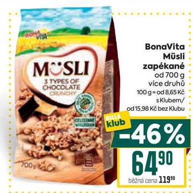 BonaVita Müsli zapékané od 700 g