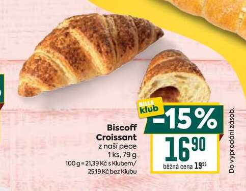 Biscoff Croissant z naší pece 1 ks, 79 g 