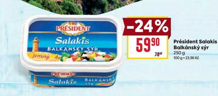 Président Salakis Balkánský sýr 250 g