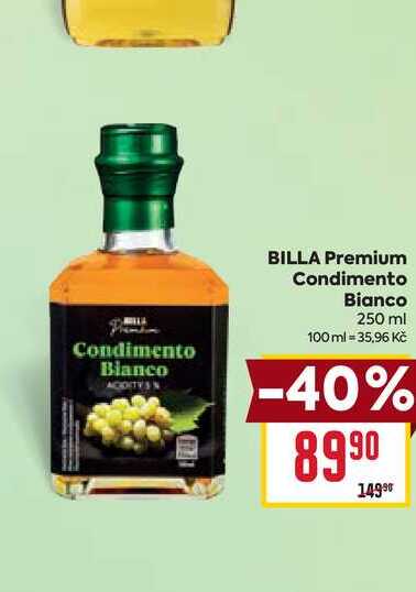 BILLA Premium Condimento Bianco 250 ml 