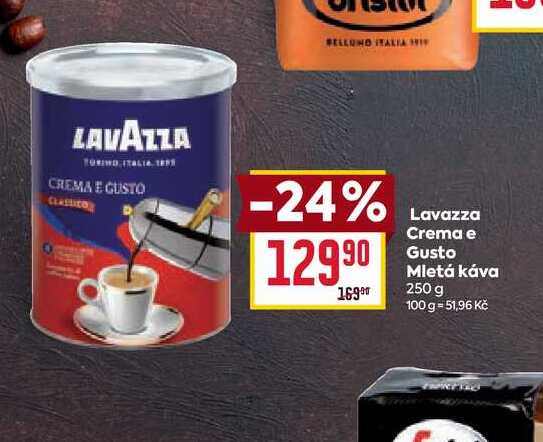Lavazza Crema e Gusto Mletá káva 250 g 