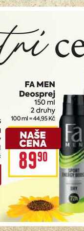 FA MEN Deosprej 150 ml 