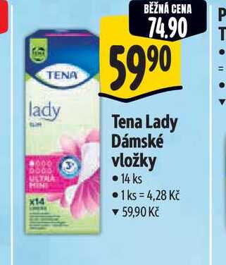   Tena Lady Dámské vložky  14 ks 