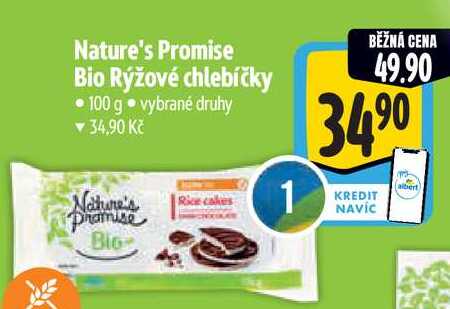 Nature's Promise Bio Rýžové chlebíčky 100 g 