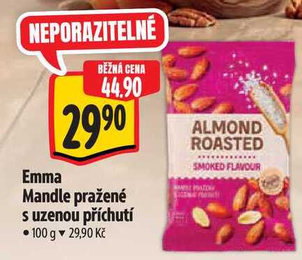  Emma Mandle pražené s uzenou příchutí  100 g  