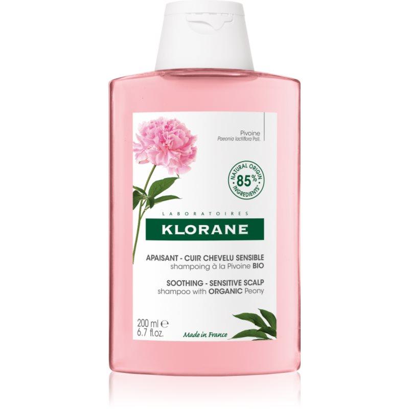 Klorane Pivoňka Soothing Sensitive Hair Scalp Shampoo šampon pro citlivou pokožku hlavy 200 ml