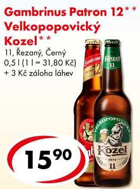 Gambrinus Patron 12, 0,5 l