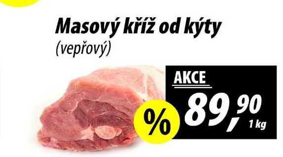 Masový kříž od kýty (vepřový), 1 kg