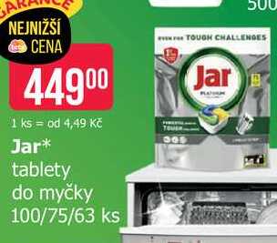 Jar tablety do myčky 100ks 