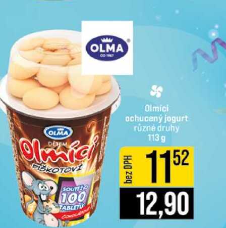 Olmici ochucený jogurt různé druhy 113 g