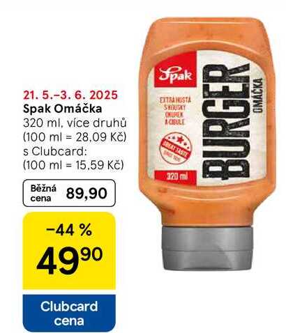 Spak Omáčka, 320 ml, více druhů
