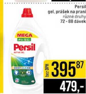 Persil gel prášek na praní různé druhy 72-88 dávek