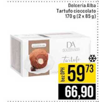 Dolceria Alba Tartufo cioccolato 170 g (2 x 85 g) 