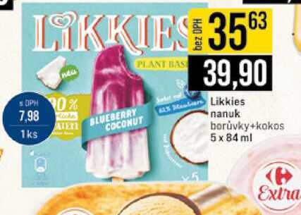 Likkies nanuk borůvky+kokos 5x84 ml