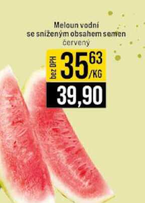 Meloun vodní se sníženým obsahem semen červený 1kg