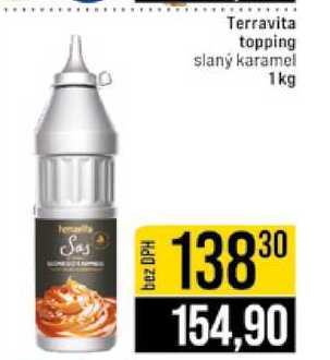 Terravita topping slaný karamel 1kg 