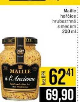Maille hořčice hrubozrnná smedem 200 ml