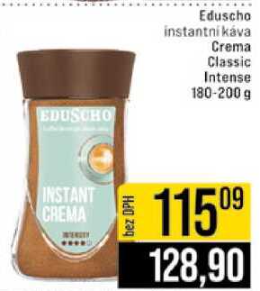 Eduscho instantní káva Crema Classic Intense 180-200 g  