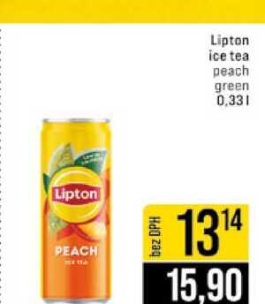 Lipton ice tea peach green 0.33l