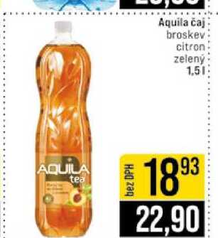 Aquila čaj broskev citron zelený 1.5l