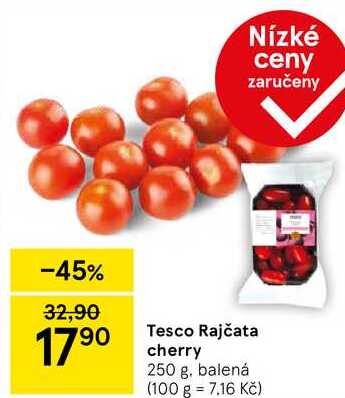 Tesco Rajčata cherry, 250 g 