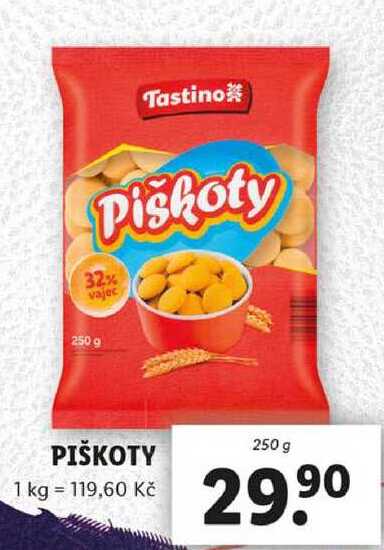 PIŠKOTY, 250 g