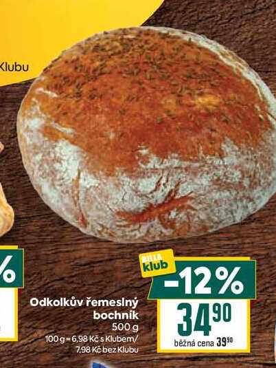 Odkolkův řemeslný bochník 500 g