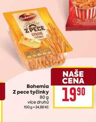 Bohemia Z pece tyčinky 80 g