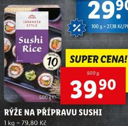 RÝŽE NA PŘÍPRAVU SUSHI, 500 g