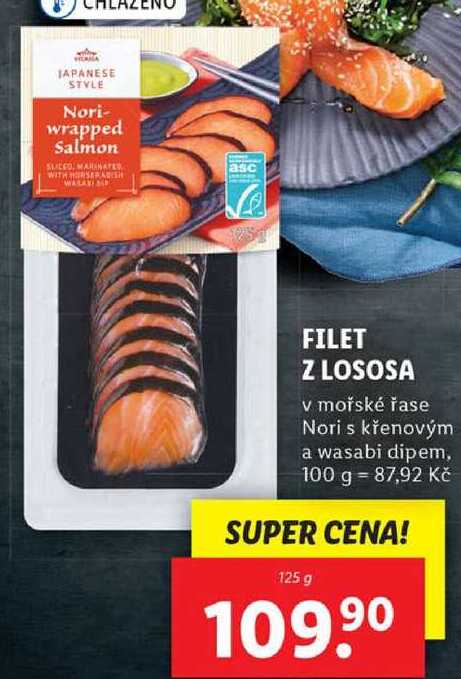 FILET Z LOSOSA, 125 g