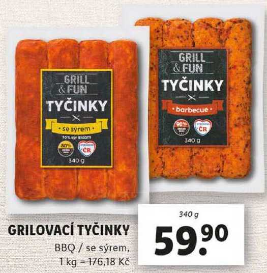 GRILOVACÍ TYČINKY, 340 g