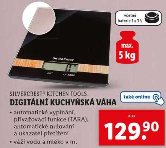 DIGITÁLNÍ KUCHYŇSKÁ VÁHA