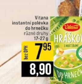 Vitana instantní polévka do hrnečku různé druhy 17-27 g