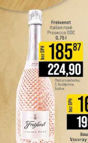 Freixenet Italian rosé Prosecco DOC 0,75l