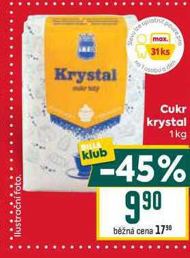 Cukr krystal 1kg 