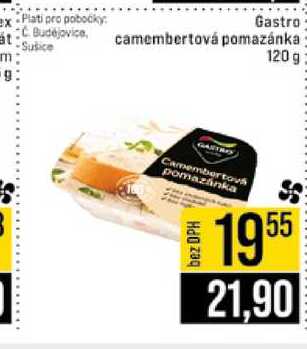 Gastro camembertová pomazánka 120 g 