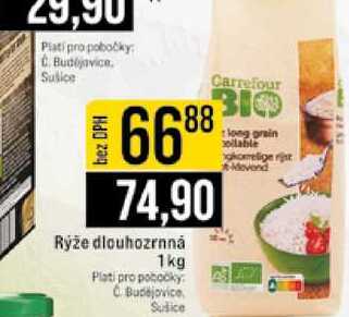 Rýže dlouhozrnná 1kg 