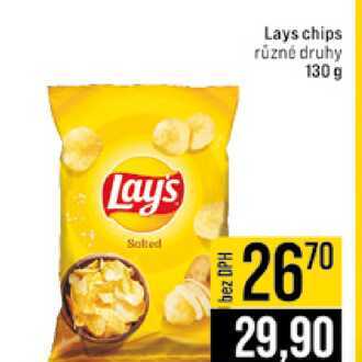 Lays chips různé druhy 130 g 