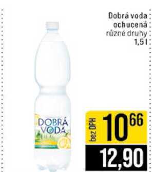 Dobrá voda ochucená různé druhy 1,5l