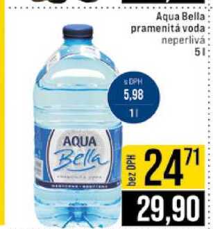 Aqua Bella pramenitá voda neperlivá 5l