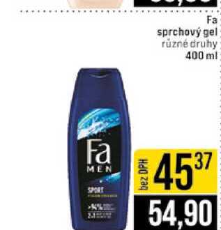 Fa sprchový gel různé druhy 400 ml 